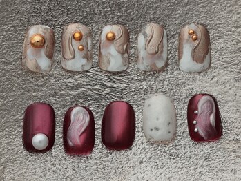 nail salon  mou.の写真/アートの種類が豊富で選ぶ時間も楽しい！丁寧なカウンセリングであなたにぴったりなデザインをご提案します