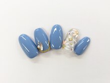 エトワール 中川中島店(Etoile)/リーフホロフラワーネイル