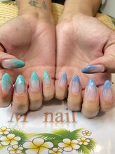 エムネイル(M nail)/海外で話題！ファイヤーネイル