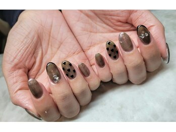 シースルードットホロネイル○●