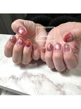 エリー(ellie)/【期間限定】ハートホロネイル