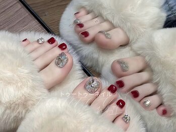 トゥートゥー(TOUTOU)/シルバーx赤