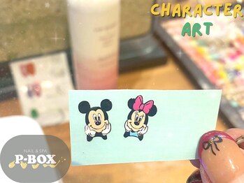ピーボックス(P BOX)/☆キャラ 模写 3D 推しネイル☆
