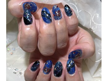 ティアリス(NAIL SALON TIARIS)/バラネイル アート10本