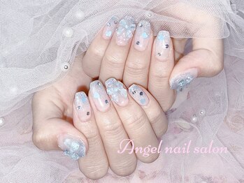 エンジェルネイルサロン(Angel nail salon)の写真/新規全メニュー500円OFFor流行のパーツサービス★スピーディーな施術で忙しい方にも◎パーツ・カラー豊富！