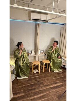アウン(aUN)の写真/ペア・トリプルでご利用できるお部屋完備★ご友人、ご夫婦、親子など一緒に整える温活タイム♪