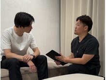 ビーエムワン整体(BMONE整体)の雰囲気（カウンセリングで本当の原因を追求いたします。）