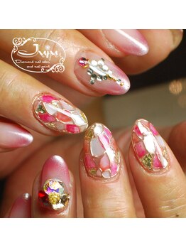 ジュジュ(Juju)/ステンドグラスネイル