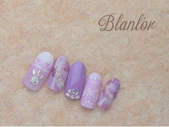 ネイルサロン ブランロール 白金店(Nail Salon Blanl'or)/パープルネイル