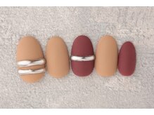 エムスラッシュ ネイル 新百合ヶ丘店(M.SLASH)/オータムリングネイル