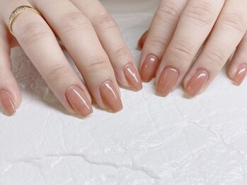 ネイルキュート アンド クールラッシュ 亀有店(nailcute & CoolLash)/艶ラメワンカラー♪