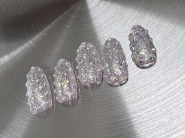 乱切りホログラムネイル
