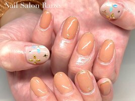 フラワービジューネイル
