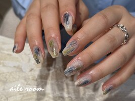 梅雨っぽ滲みアート