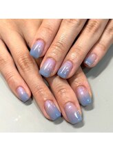 ザ バーム 船橋店(THE BALM)/グラデーションネイル/ブルー