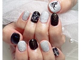 パーツ/クロム/蝶/シール