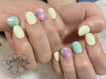 カシュカシュ(Cache Cache)/パステルチェックネイル