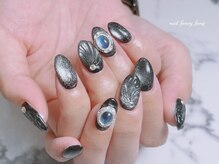 ネイル ファンシーファング(nail_fancy_fang)/個性派マーメイドネイル