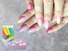 【HAND/初回オフ￥0】フレンチネイル（ベースクリア）：￥7500