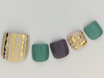 ネイルサロン フラール(Fullard)/382　フット　￥9158