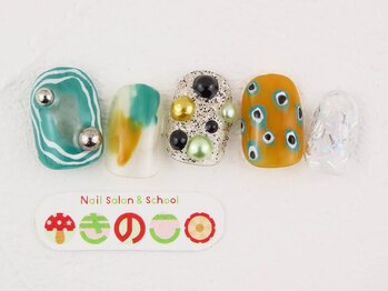 ネイルサロン きのこ/選べるデザインMコース
