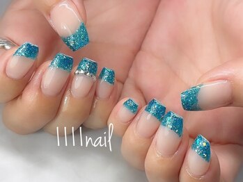イチイチイチイチネイル(1111nail)/夏フレンチ☆★