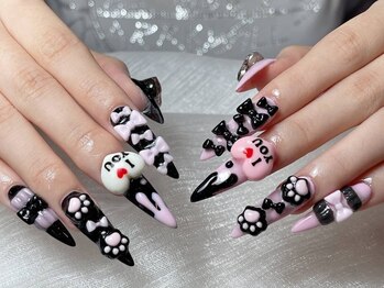 ゼン ネイル デザイン(ZEN NAIL DESIGN)の写真/亀裂・爪が弱いetc…爪のお悩みはチップ長さだしで解決★可愛いアートやパーツを乗せたい方にもオススメ♪