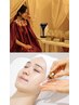 【韓国肌/水光肌】◎黄土よもぎ蒸し×艶肌へ導くケア¥22850→¥9300