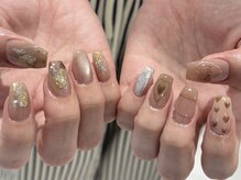 ヘアーアンドメイク アース 高崎店(HAIR＆MAKE EARTH)/色鉛筆デザインアート　￥12500