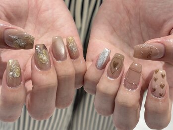 ヘアーアンドメイク アース 高崎店(HAIR＆MAKE EARTH)/色鉛筆デザインアート　￥12500