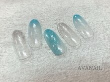 アバネイル 藤が丘(AVA NAIL)/【夏色シェルネイル】