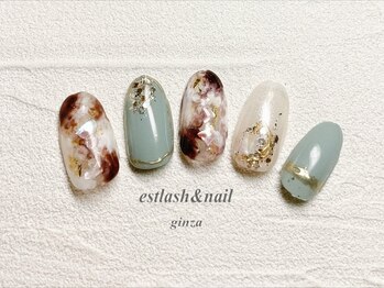 エストラッシュアンドネイル 銀座店(est lash&nail)/ラテネイル