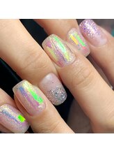 ミント(Mint.)/オーロラネイル◇ジェルネイル