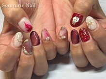 ソロルル ネイル(Sororuru Nail)/立体フラワーMIXネイル