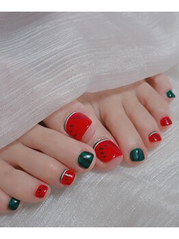 サムズアップネイル(thumbs up nail)/お客様デザインネイル