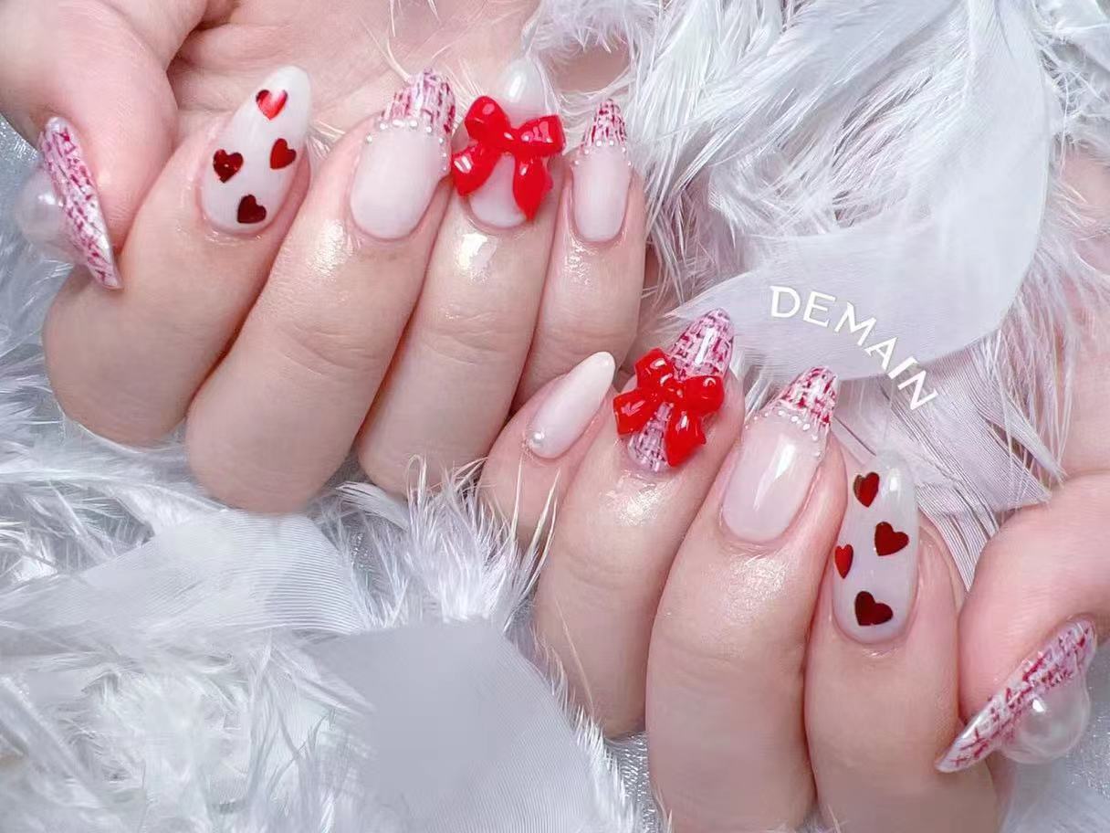 2025年-2026年冬トレンド】ツイードのネイルデザイン集｜人気順｜207