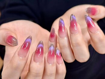 ウサギネイル 新大久保店(usagi nail)/マグネットフレンチ