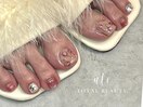 さくらんぼフットネイル