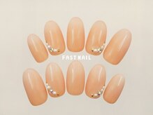 ファストネイル 自由が丘駅前店(FAST NAIL)/オレンジ/春【12165】