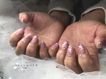 ネイルサロン ステイゴールド(STAY GOLD)/サキ施術お客様ネイル