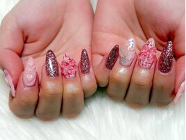 ツイードネイル/キルティング/冬