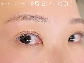 ムク(mucu.)/まつげパーマ&眉毛(メイク無し)