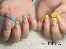 ネイルズミラク(nail's mirac.)の雰囲気（＊アシンメトリーネイル＊）