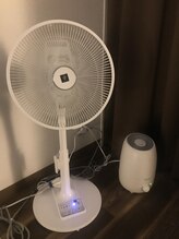もみかる 心斎橋店/空気清浄機能付きの扇風機です♪