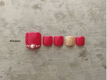 シンプリー ネイルアンドアイラッシュ 祖師谷大蔵店(Simpliee Nail&Eyelash)/【フット】パール