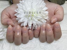 ヴィオリッシュ 大元店(VIOLISH)/cheek nail (持ち込みデザイン)