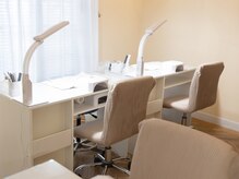 フラワーネイル 小山店(Fleur nail)の雰囲気（玄関入って、右手の扉から入店できます。）