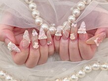 プティネイル(Puty Nail)/ツイードくまネイル スカルプ