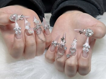 エリネイルズ 新宿(Eli Nails)の写真/【持ち込みデザインが思いのままに】再現性抜群◎あなたの「可愛い」を詰め込んだネイルを楽しみましょう！