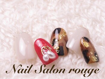 ネイルサロン ルージュ(NailSalon rouge)/大人レオパード
